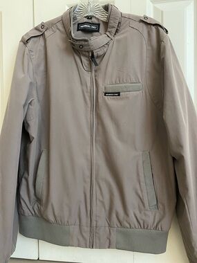 Members Only Taupe Lightweight Jacket